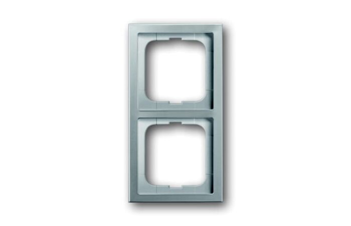 ABB FUTURE LINEAR Rámeček 2CKA001754A4318 dvojnásobný, pro vodorovnou i svislou montáž, ušlechtilá ocel