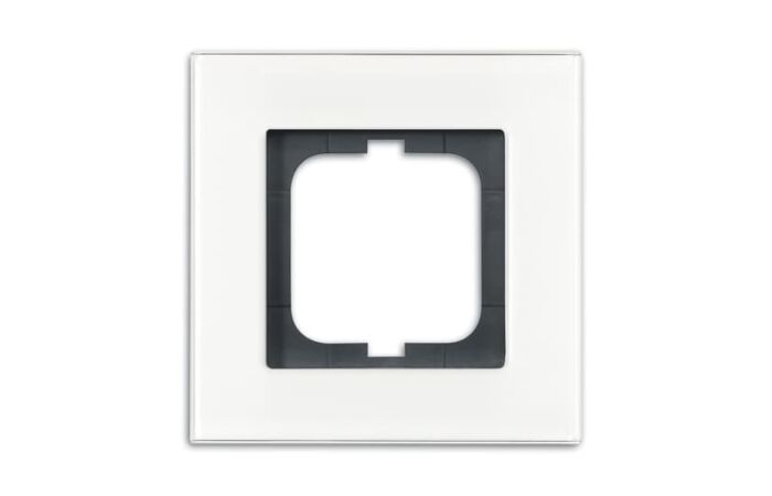 ABB SOLO Rámeček 2CKA001754A4442 jednonásobný, bílé sklo
