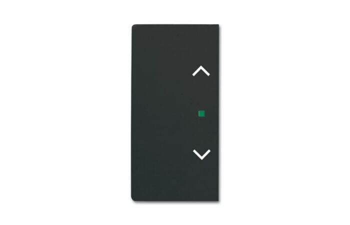 ABB Kryt 2CKA006220A0625 2násobný levý/pravý, symbol „žaluzie“; mechová černá; SRB-2-885