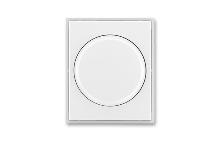 ABB ELEMENT Ovladač 3294E-A00123 01 stmívače s otočným ovládáním, s upevňovací maticí, bílá/ledová bílá