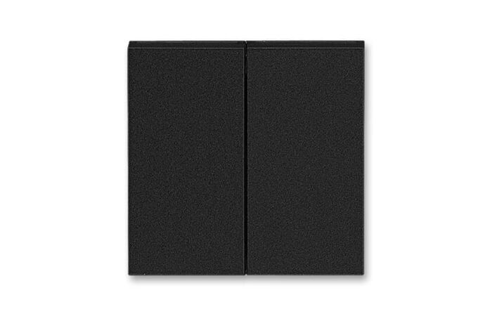 ABB LEVIT Ovladač 3559H-A00652 63 spínače kolébkového dělený, onyx/kouřová černá