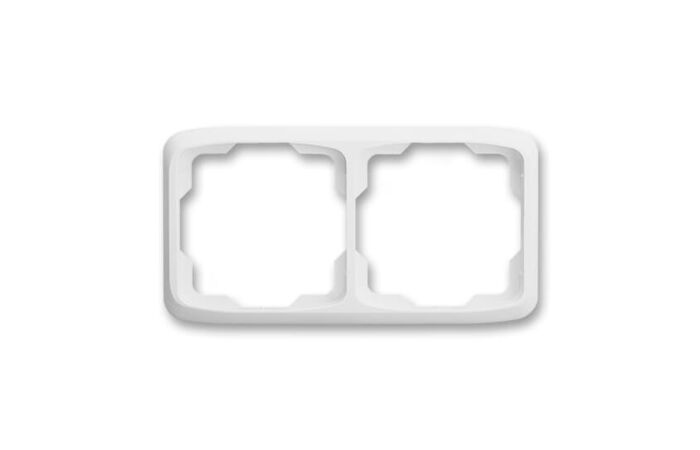 ABB TANGO Rámeček 3901A-B20 B dvojnásobný, vodorovný, bílá