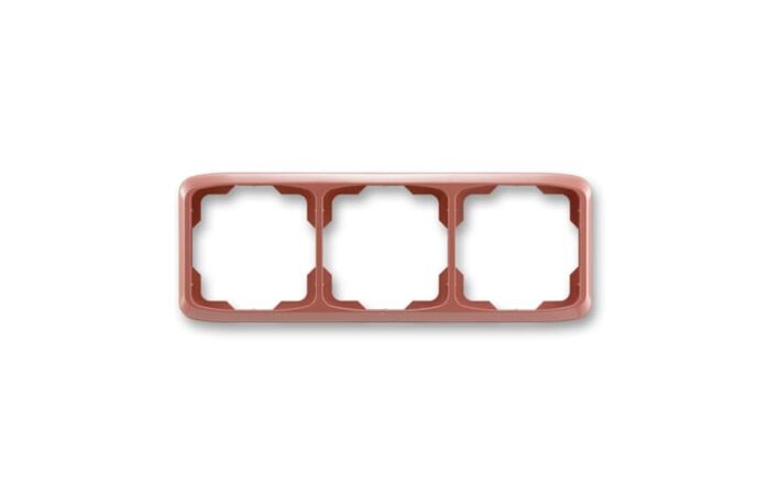 ABB TANGO Rámeček 3901A-B30 R2 trojnásobný, vodorovný, vřesová červená