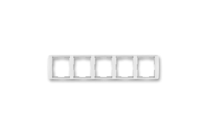ABB ELEMENT Rámeček 3901E-A00150 01 pětinásobný, vodorovný, bílá/ledová bílá