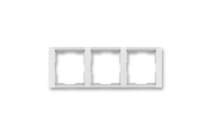 ABB TIME Rámeček 3901F-A00130 01 trojnásobný, vodorovný, bílá/ledová bílá