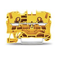 WAGO Svorka 2004-1206, 2vodičová průchozí 4 mm², žlutá