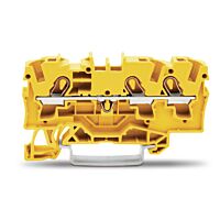 WAGO Svorka 2004-1306 3vodičová průchozí 4 mm² vhodná pro aplikace Ex e II, žlutá