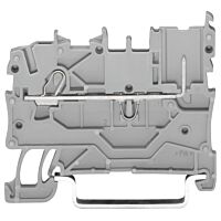 WAGO Svorka 2020-1201 základní – 1 vodič / 1 pin Na DIN lištu 35 × 15 a 35 × 7,5 Push-in CAGE CLAMP®, šedá