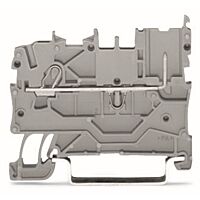 WAGO Svorka 2020-1204 základní – 1 vodič / 1 pin Na DIN lištu 35 × 15 a 35 × 7,5 Push-in CAGE CLAMP®, modrá