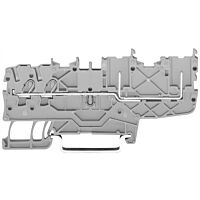 WAGO Svorka 2020-1401 základní – 2 vodiče / 2 piny Na DIN lištu 35 × 15 a 35 × 7,5 Push-in CAGE CLAMP®, šedá