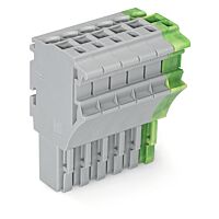 WAGO Svorka 2022-106/000-036 1vodičová pružinová Push-in CAGE CLAMP®, 4 mm², šedá/zelenožlutá