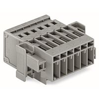 WAGO Konektor 769-613/004-000 1vodičový s pájecími piny CAGE CLAMP® 4 mm², šedá