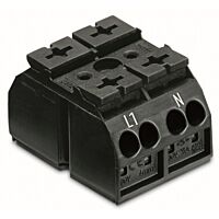 862-1562 VERB.K v. 2-P. 2-PIN SCHWARZ po