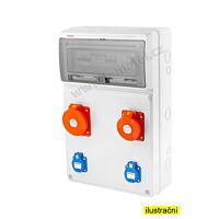 FAMATEL Skříň ZSF20200000.1 /3952 zásuvková IP44