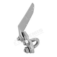 TREMIS Držák DOHUK oddáleného hromosvodu úhlový s kloubem, materiál:FeZn