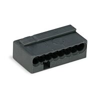 WAGO Svorka 243-208 instalační PUSH WIRE® pro plné vodiče, 8 x 0,8 mm², šedá