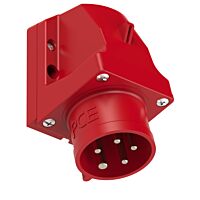 PCE Přívodka nástěnná 5pólová 16A 400V 6h IP44