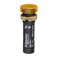 SCHNEIDER Signálka XVLA325 s LED 12V žlutooranž.
