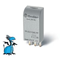 FINDER Modul 99.02.9.060.99, LED+OD+DPP, 28-60V DC