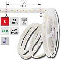MCLED Pásek LED SMD5050 R, 60LED/m, 14,4W/m, 250lm/m, IP68, DC 24V, 13mm, 5m