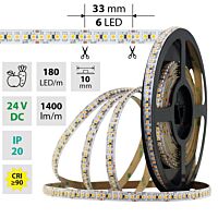 MCLED Pásek LED SMD3528F, 180LED/m, 14,4W/m, 1400lm/m, IP20, DC 24V, 10mm, 5m, potraviny - ovoce