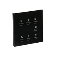 ABB Tacteo prvek ovládací dotykový 6násobný, 86x86 2CKA006300A1542
