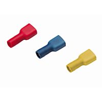 CIMCO Celoizolovaný konektor Cu 1,5-2,5/4,8x0,5 mm, červený (100 ks)