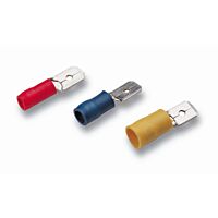CIMCO Izolovaný konektor Cu 0,5-1/2,8x0,8 mm, červený (100 ks)