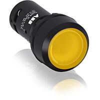 ABB Ovl. prvky kompaktní 22mmCP2-11Y-10, Tlačítko žluté, prosvětlené, včetně LED 1SFA619101R1113