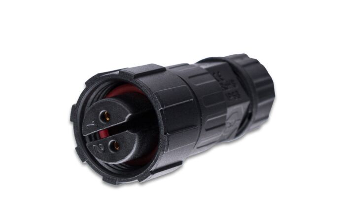 Zásuvka s převlečnou maticí M16, 2piny,