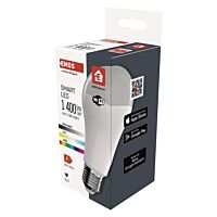 EMOS Žárovka LED 14W-94 E27 1400lm 2700-6500K GoSmart WiFi A60 RGB
