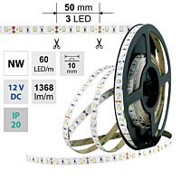 MCLED Pásek LED SMD2835 NW, 60LED/m, 14,4W/m, 1368lm/m, IP20, DC 12V, 10mm, 5m