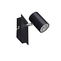 KANLUX Svítidlo EVALO EL-1I B-SR přisazené 10W 220V AC GU10 PAR16 IP20 černá