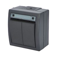 ATLAS 2K IP55 Spínač sériový č.5, antrac