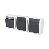 ATLAS 2K IP55 Přepínač č.6+zásuvka 2x 2P