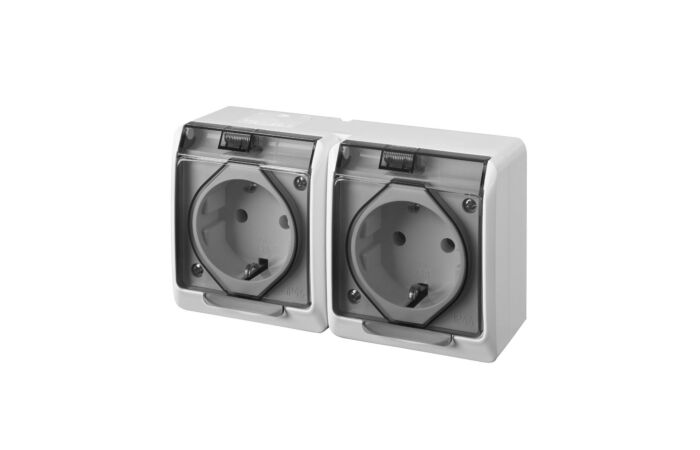 FAMATEL Zásuvka GALATEA 5325-01 2x230V SCHUKO