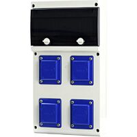 SCAME Skříň 4x230V zásuvková jištěná