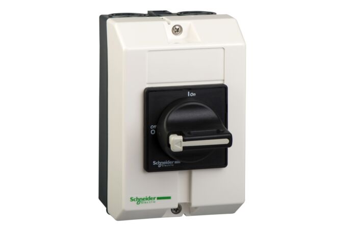 SCHNEIDER Skříňka VBFXGE1 prázdná s černou páčkou