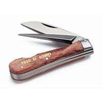 CIMCO Kapesní dřevěný nůž dvoudílný