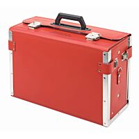 CIMCO Kožený kufr VDE červený 480 x 220 x 380 mm