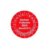 Sada zkušebních plaket červená 2024 (108