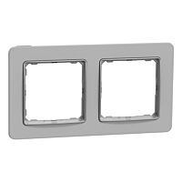SCHNEIDER Sedna Design & Elements Rámeček dvojnásobný Šedý kámen