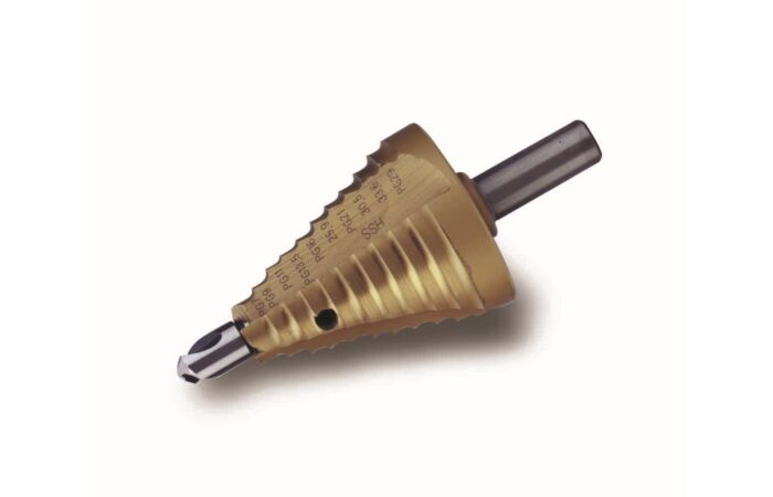 CIMCO Stupňový vrták HSS (TIN) M 12 - 40