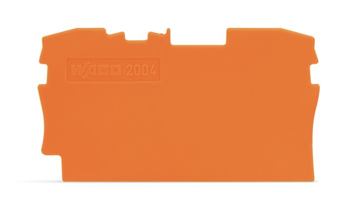 WAGO Bočnice 2004-1292 koncová a separátor 1 mm, oranžová