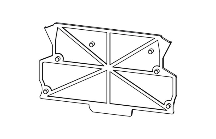 WEIDMÜLLER Deska AP MCZ1.5 SW koncová