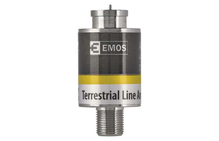 EMOS Zesilovač AMP-30/5-12 30dB UHF signálu stíněný linkový