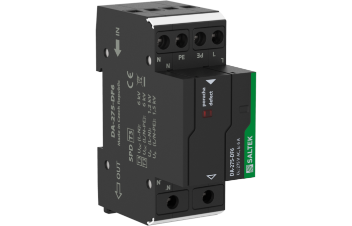SALTEK Svodič III DA-275-DF 6 přepětí pulsní, odrušovací vf filtr