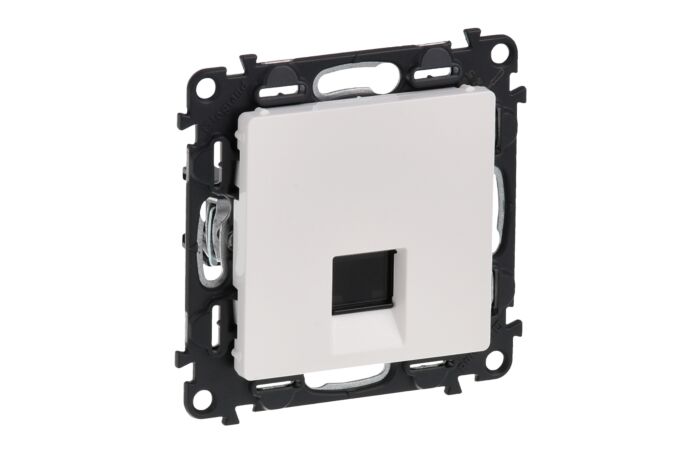 Zásuvka VALENA LIFE 1XRJ45 C5E UTP bílá