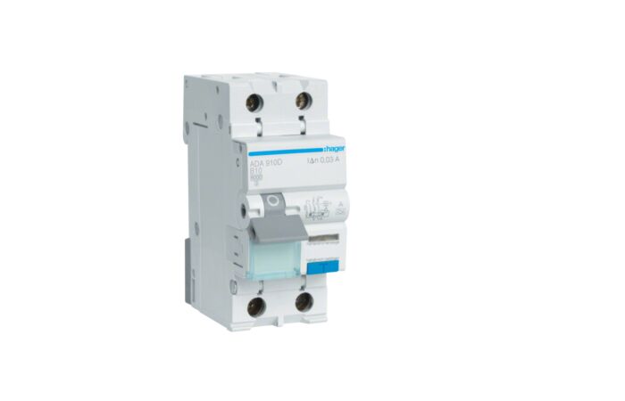 HAGER Chránič 10B/1N/0,03 A ADA910D
