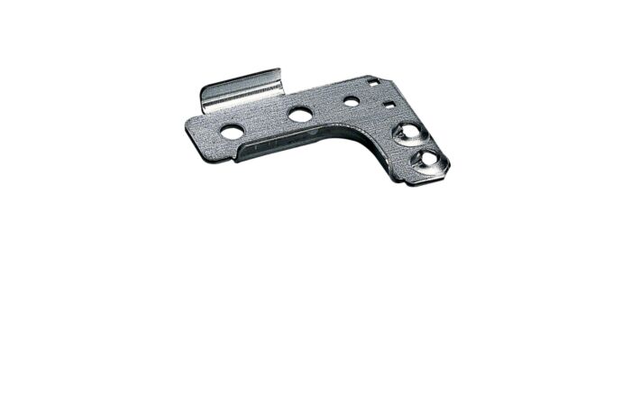 Plochý roh, pravý k upevnění nosné lišty